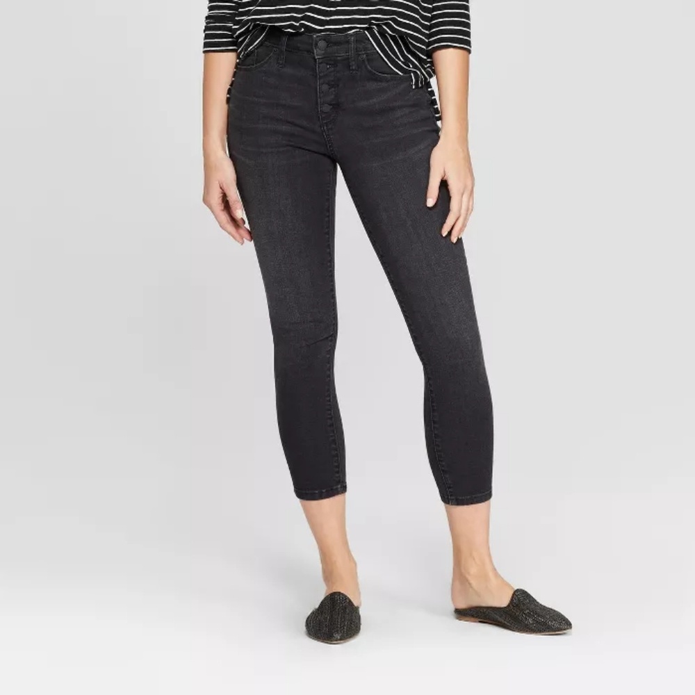 Universal Thread High Waisted Crop Skinny Jeans